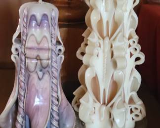 Vintage decorative candles 