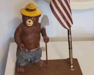 Smoky the Bear desk set 