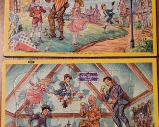 Mary Poppins children's cardboard puzzles 