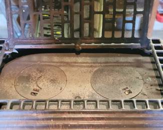 Cook top on wood stove 