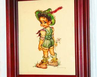 LARGE BROWNIE DOWNING ABORIGINAL ART PRINT