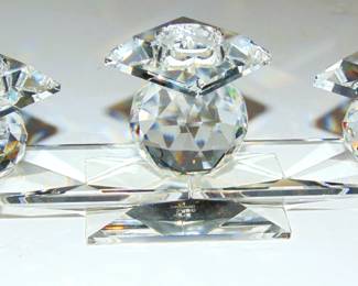 SWAROVSKI CRYSTAL - CANDLE HOLDER