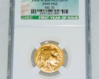 2008 Gold Buffalo Nickel