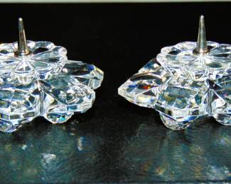 SWAROVSKI CRYSTAL - CANDLE HOLDERS