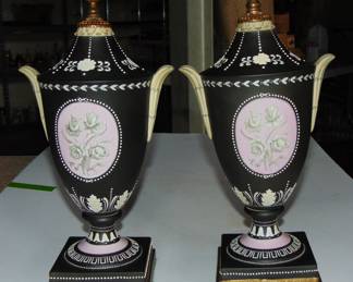 2 VINTAGE NORITAKE PORCELAIN MANTLE PIECES