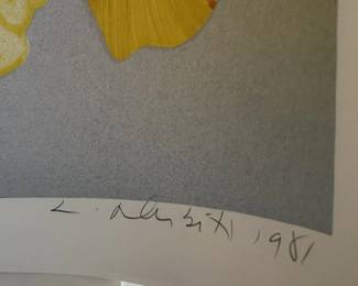 Lowell Nesbitt Signed and Numbered Print