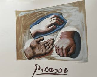 Pablo Picasso Hand Study Print