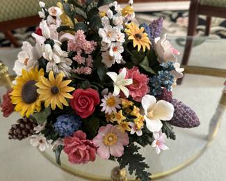 Porcelain flowers of America limited edition.