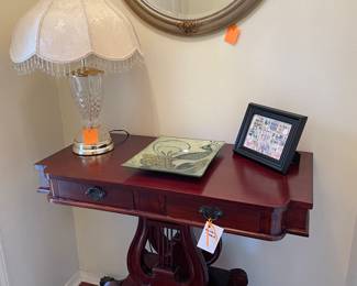 vintage lamp table