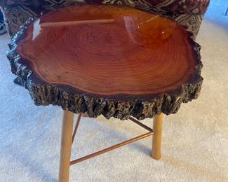 Live Edge End Table