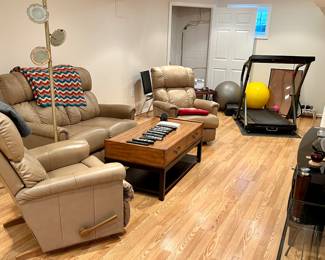 Additional lounge chairs and a loveseat