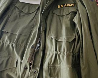 vintage military parka