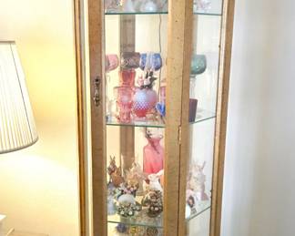 French Provencial display hutch 