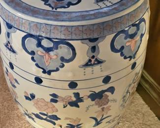 ceramic garden stool, two available 