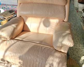 vintage leather recliner