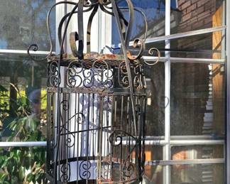 large vintage lantern, great for plants or decor