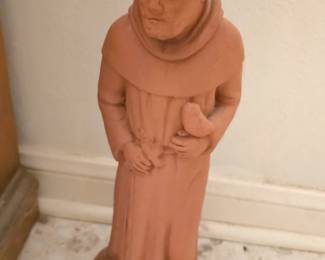 ceramic monk