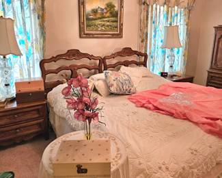 view of the main bedroom