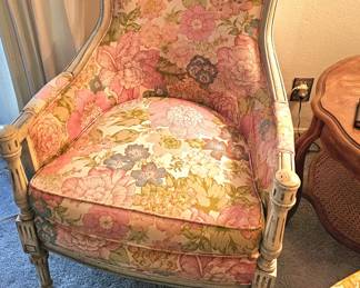 great shabby chic boudoir chair, two available 