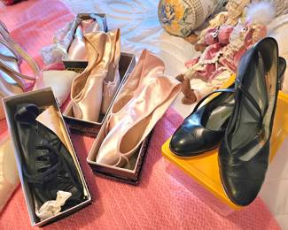 vintage ballet and tap shoes