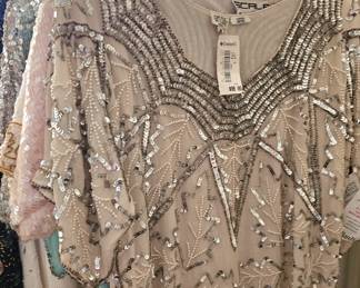 selection of beaded clothing