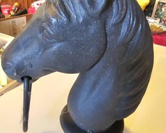 metal fence post ornament