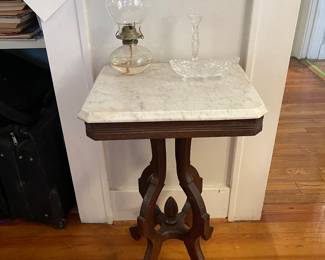 Victorian marble top table