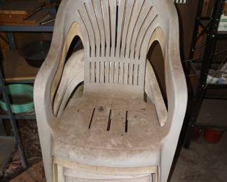 plastic chairs