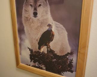 wolf and eagle picture