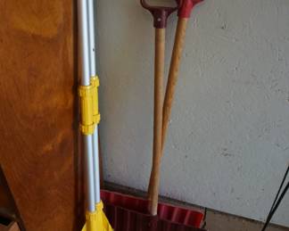 snow shovels, paddles