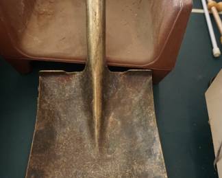 brass shovel