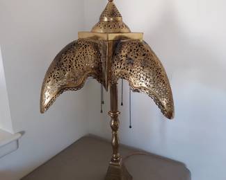Vintage Damascus "Palm Tree" lamp