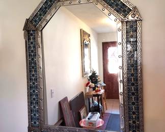 Tin/tile mirror