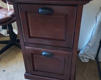 Wood file cabinet