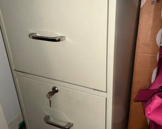 File Cabinet (key in fridge)