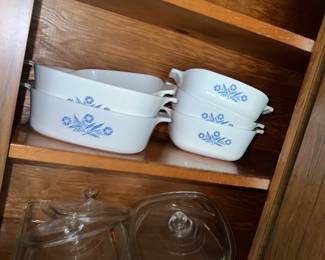 Corning ware with tops