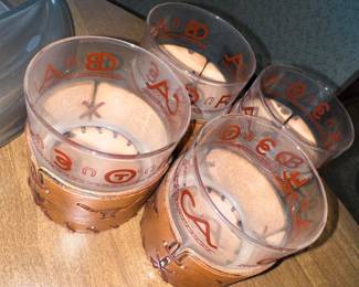 Libbey Bamco Cow glasses