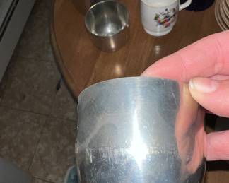 Signed  Jefferson Cup Steiff pewter (4)