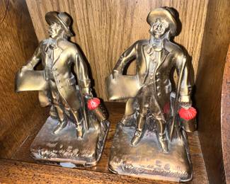 Colonial Town Crier PMC 301B metal Bookends