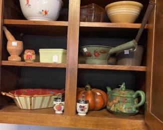 Vintage kitchen ware and primitives
