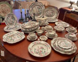 Indian Tree by Coalport and other.  Sold by the piece so you can fill out your service.