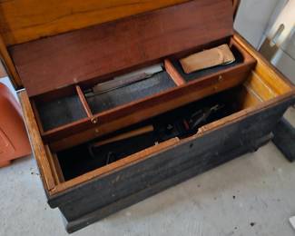 Antique tool box