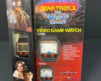 1982 Star Trek II The Wrath of Khan Video Game Watch - New/Unused