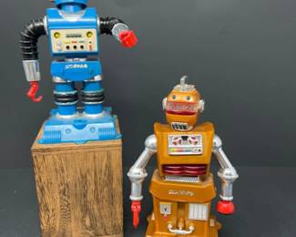 1968 Ideal ZEROIDS Robots - Zobor & Zerak
