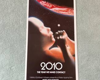 1984 Vintage Original 2010: The Year We Make Contact Movie Poster