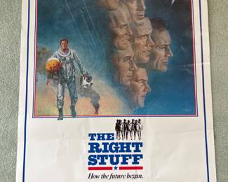 The Right Stuff Original 1983 Movie Theater Poster - 41 x 27