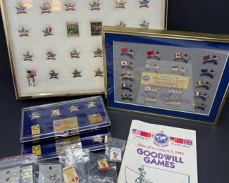 1990 Seattle Goodwill Games Pin Collection