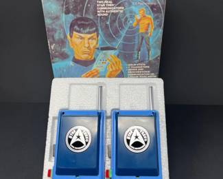 1974 Mego Star Trek Communicators 2 Pack - Transistor Radios
