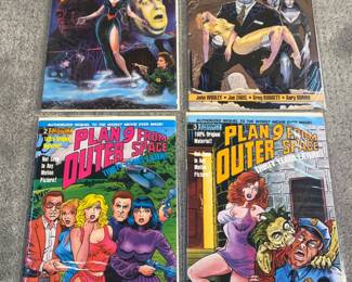 	(4) Plan 9 From Outer Space Comic Books - SEALED