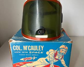 	1960 Ideal Col. McCauley Men Into Space Helmet w/ Box